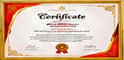 Certificate (sample placeholder)